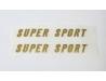 Fuel tank Super Sport emblem set (F1)